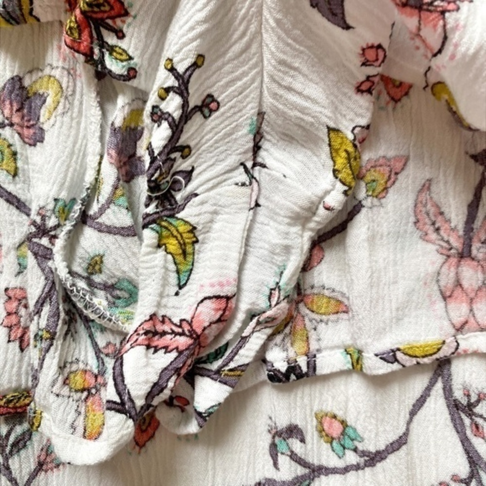 Speechless White Floral Romper with Hi Lo Dress Style in Back - Picture 10 of 10
